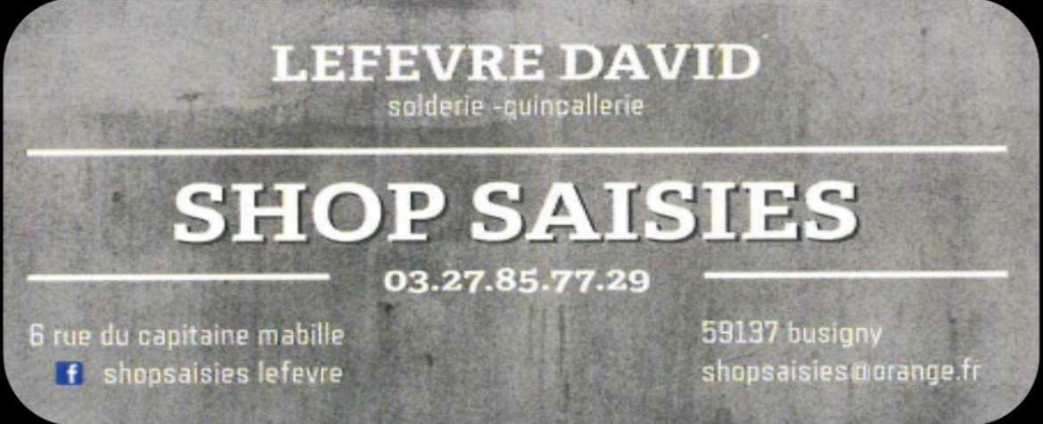 Shop saisies